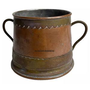 Vente chaude Premium Qualité Métal Laiton Et Cuivre Finition Antique Unique Élégant Designer Drinkware Fantaisie Tasse De L'Inde - Product Image 1