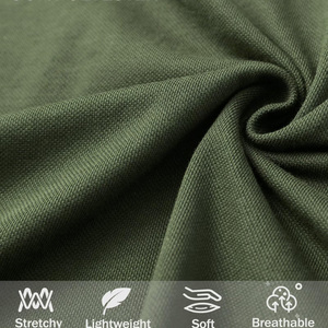 Polos de algodón 100% de manga corta personalizados para hombre, camisetas de polo de tela cómodas con logotipo serigrafiado Vintage para hombre - Product Image 6