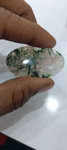 Ágata de musgo de calidad AAA, piedras preciosas sueltas pulidas, todas las formas y tamaños de mezcla para la fabricación de joyas, ágata de musgo Natural y diseño de cabujón - Product Image 4