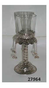 คุณภาพสูงโลหะชา Votive ชาด้ายืนแก้วบนโต๊ะอาหาร Tealight - Product Image 4