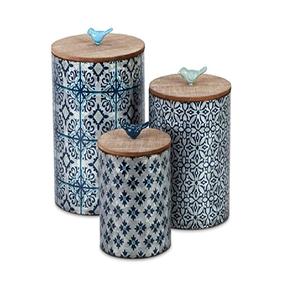 Modern <b>Galvanised</b> Storage <b>Bin</b> Decorative Metal Container Perfect For Tea Coffee Sugar Spices And Pantry Essentials - Product Image 6