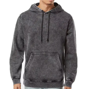 Sudadera con Capucha Unisex de Alta Calidad, Personalizada con Estampado Puff, 430 g/m², 100% Algodón, Gruesa, Lavada, con Cierre de Cremallera, para Invierno - Product Image 3