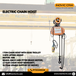 รอกโซ่ยกของ 1 ตัน พร้อมมอเตอร์ ABB - Product Image 3