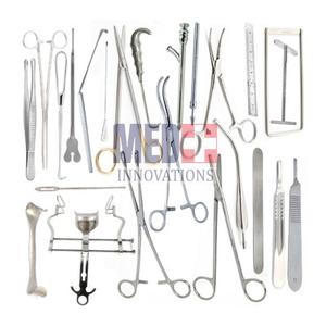 Base de instrumentos quirúrgicos Juego de instrumentos de Pieloplastia y ureteroplastia de acero inoxidable por Med Innovation - Product Image 3