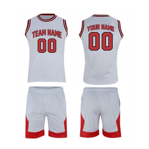 Moda al aire libre estilo callejero de secado rápido para hombres conjunto de uniforme de baloncesto transpirable conjuntos de ropa de baloncesto para adultos - Product Image 4