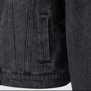 Veste en jean streetwear personnalisée pour femmes, vêtement décontracté, boutons, surdimensionnée, automne-hiver, veste en jean élégante, vêtement haut de gamme, couleur personnalisée - Product Image 5