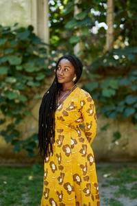 เดรสผ้าฝ้ายพิมพ์ลายดอกไม้สไตล์โบฮีเมียน ปรับขนาดเอวได้ เหมาะสำหรับใส่ลำลองหรือโอกาสพิเศษ - Product Image 3