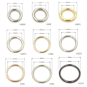 9.5毫米锌合金压铸金属圆形O型圈强力小环配件 - Product Image 5