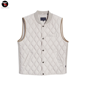 Gilet léger rembourré sans manches matelassé pour hommes Gilet rembourré pour l'extérieur isolé pour hommes Gilet matelassé sans manches pour hommes Eau - Product Image 5