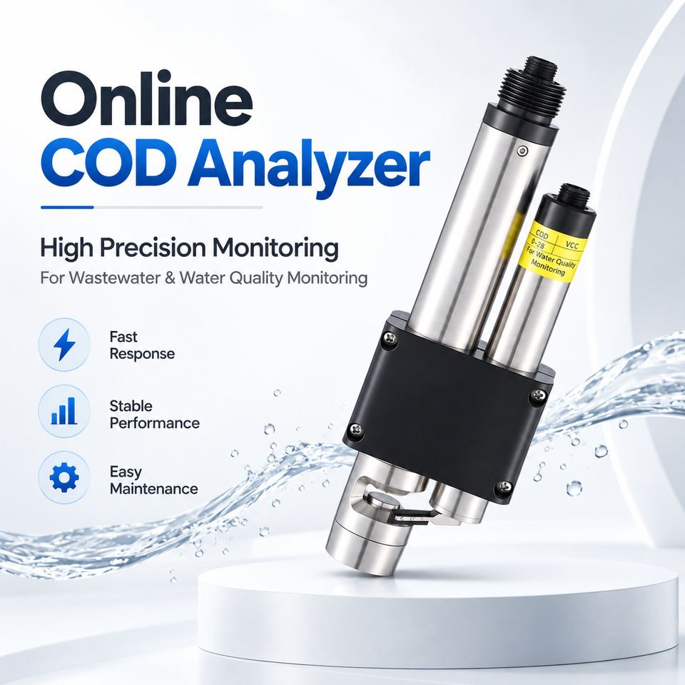Online COD Analyzer COD-500UV (TengineES) 0-500mg/L UV254 Organic ...