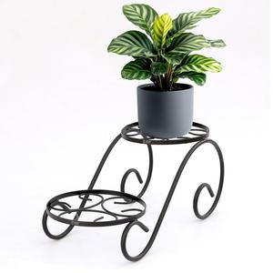 Supports à plantes en aluminium antirouille 4 pièces pour balcon, salon, maison et jardin-Taille personnalisable - Product Image 5