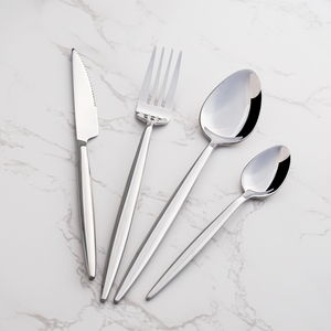 Juego Exclusivo de Cucharas y Cuchillos de Metal, Cubiertos de Acero Inoxidable con Espejo, de Diseño Increíble, De La India, 2k25, 4 Unidades - Product Image 1