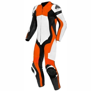Traje de moto de cuero de carreras de calidad superior para adultos Precio al por mayor Mejor fabricante Traje de carreras de cuero - Product Image 2