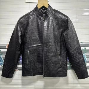 Chaqueta de Cuero de Alta Calidad para Hombre, Nueva Llegada, Impermeable, Cortavientos, Estilo Universitario, Motociclista, Bomber - Product Image 2