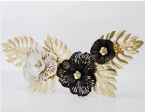 Hot Sale Framed <b>Wall</b> Art Modern Metal <b>Leaf</b> <b>Walls</b> Decoration exporter Unique Gold Hanging Crafts Home Room <b>Decor</b> Flower <b>Wall</b> Art - Product Image 5