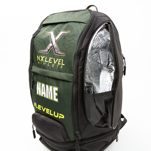 Sac à dos d'équipe de sublimation avec logo personnalisé, fermeture éclair souple, sac de sport, d'entraînement, d'école, de voyage, structure durable en Cordura, SBP-0121 - Product Image 4
