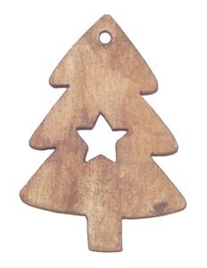 Adorno Colgante de Madera Natural para Árbol de Navidad, Decoración Festiva Navideña, Gran Venta - Product Image 2