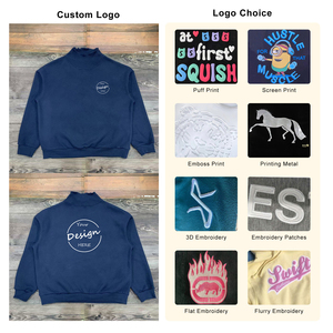 Sudaderas Casuales de Invierno para Mujer, Estilo Urbano, Cuello Alto, Holgadas, con Lentejuelas, Mezcla de Algodón, Personalizadas, Venta al Por Mayor del Fabricante - Product Image 2