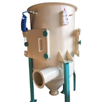 Système industriel de dépoussiérage automatique à jet pulsé pour sacs filtrants, capacité 300 kg/h, machine de filtration électrique en acier inoxydable avec moteur