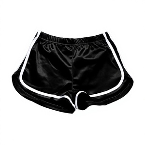 Shorts de Yoga para Mujer, Talla Grande, Cintura Alta, Transpirables, con Logotipo Personalizado, para Playa, Verano, Secado Rápido, Color Sólido, con Lavado de Color - Product Image 1