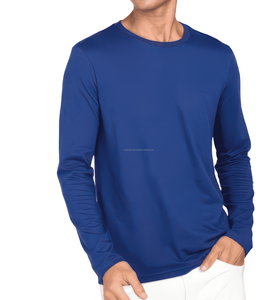 เสื้อยืดผู้ชายสไตล์สตรีทไซส์ใหญ่พิมพ์ลายโลโก้แขนยาว - Product Image 6