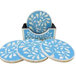 Artisan Made Walnut Wood Resin Coasters with Rustic <b>Reclaimed</b> Finish for Coffee <b>Table</b> Dining Bar Office Decor walnut, coasters - Product Image 1