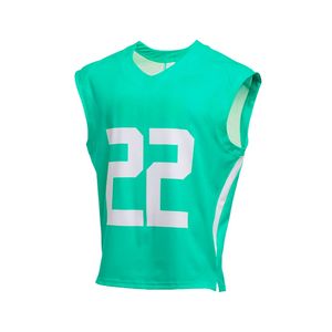 Débardeurs de crosse sublimés personnalisés réversibles 100% débardeurs de sport sans manches imprimés en maille de polyester - Product Image 3