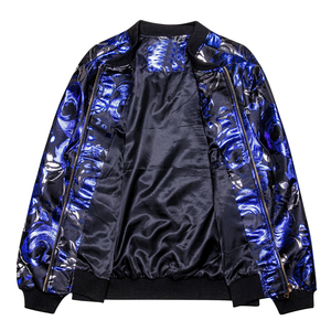 Veste Bomber Duffle Chaude Personnalisée 2026 à Prix Abordable, Couleur Bleue, Col à Capuche, Broderie Décorative, Vente en Gros pour Hommes et Femmes Hiver - Product Image 3