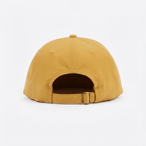 Casquette Snapback 6 Panneaux en Toile Polyester Vintage avec Logo Brodé Lettres Réglable Unisexe Chapeau Décontracté Jaune Moutarde Adulte - Product Image 3