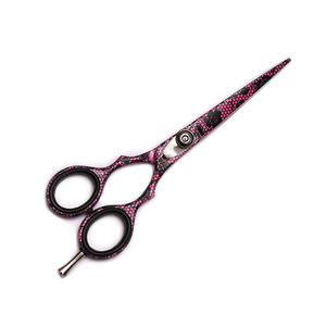 Ciseaux de coiffure enduits de papier fantaisie ensemble ciseaux amincissants en acier inoxydable avec peigne à pointe tranchante Kit de coupe de cheveux de beauté - Product Image 1