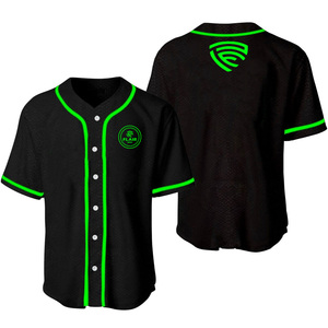 Venta al por mayor personalizado impreso poliéster béisbol Jersey camisetas jóvenes deportes uniforme de talla grande conjunto bordado ropa de softball - Product Image 3