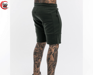 Personnalisé hommes de haute qualité 100% coton Gym Shorts couleur unie Fitness Sports course Gym Wear Vintage élastique Anti-rides - Product Image 4