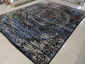 Alfombra de Lana Anudada a Mano, Alfombra de Lana y Seda de Lujo para Sala de Estar, Habitación Infantil, Habitación de Adultos - Product Image 5