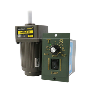 1350 tr/min 0 ~ 470 tr/min boîte de vitesses 220V petit moteur à courant alternatif 6W moteur à engrenages et contrôle de vitesse pour CNC - Product Image 1