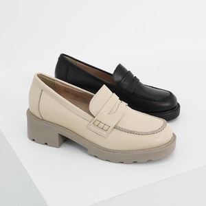 Chaussures plates en cuir de vache véritable faites à la main pour femmes [JSHOE] - Talon bas de 4,5 cm - Confort - Chaussures décontractées pour la marche - Product Image 2