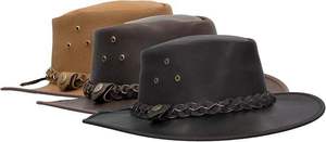 Chapeau en cuir de luxe résistant aux intempéries, ultra durable et conçu pour le style, le confort et les grands espaces - Product Image 6