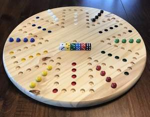 Jeu de société Wahoo en bois fait à la main |   Finition lisse de qualité supérieure |   Prix de gros en vrac d'usine - Product Image 2