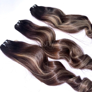 วิกผมมนุษย์แบบเป็นลอนสำหรับต่อผมผมผมมนุษย์100% เวียดนาม - Product Image 4