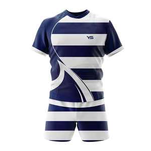 Uniformes de rugby personnalisés Ensemble d'équipe de couleur personnalisée Maillot de rugby Uniforme de rugby - Product Image 5