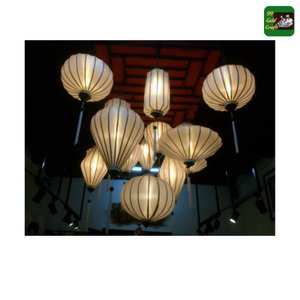 Lanterne en soie construite avec de la soie vibrante et du bambou robuste utilisé dans les espaces traditionnels ou modernes Origine du Vietnam - Product Image 5