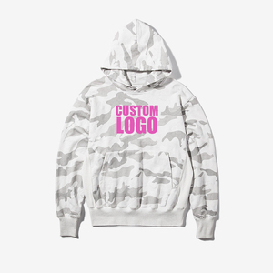 Sudadera con Capucha de Camuflaje Personalizada para Hombre, Talla Grande, 100% Algodón Terry, Ropa Urbana de Invierno - Product Image 2