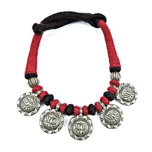Joyería artesanal India hecha a mano de Plata de Ley 925 sólida collar bohemio étnico hecho a mano para niñas y mujeres - Product Image 2