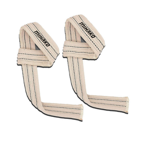 Sangles de poignet de levage en coton robustes personnalisées pour l'haltérophilie Powerlifting Bodybuilding-Équipement de levage de qualité supérieure - Product Image 1