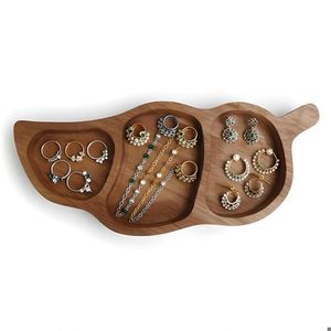 Bandeja de Servir de Madera Más Vendida, Natural, Templada, Pulida, Duradera, Portátil, Ecológica, Disponible para Uso - Product Image 6