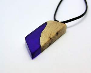 Deluxe Style <b>Fashion</b> Wood Resin Pendant Necklace Customization logo and Customization Design Available - Product Image 5
