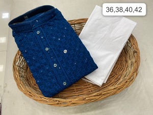 Vente chaude fête de mariage vêtements décontractés rayonne Design Volvo hommes traditionnel et lourd Kurta avec pyjama meilleure qualité fournisseur indien - Product Image 6