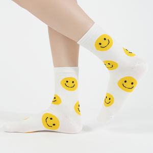 Calcetines de Algodón de Punto para Mujer, con Dibujos Animados, Transpirables, Casuales, para Uso Diario - Product Image 3