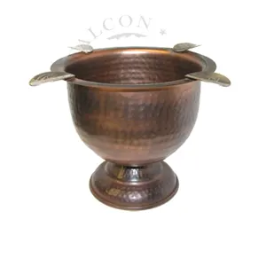家の装飾のための生きている大きなアンティークスタイルの槌で打たれた銅の装飾的な灰皿