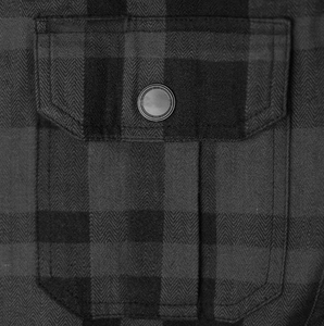 <b>Men</b> 100% Cotton <b>Flannel</b> Stand Horn Button Breathable Quick Dry Casual Long Sleeve Custom Logo Classic Streetwear Autumn <b>Shirts</b> - Product Image 4