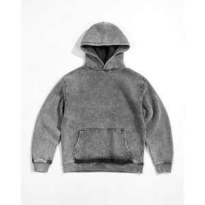 Nouveau sweat à capuche surdimensionné de qualité supérieure, dernier design, délavé à l'acide, lourd, teint uni français pour l'hiver, sweat à capuche délavé à l'acide pour homme - Product Image 1